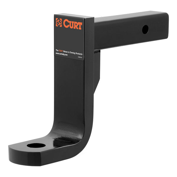 CURT 45448 Class 4 Trailer Hitch Ball Mount, Fits 2-Inch Receiver, 12,000 lbs, 1-1/4-Inch Hole, 8-Inch Drop, 7-Inch Rise