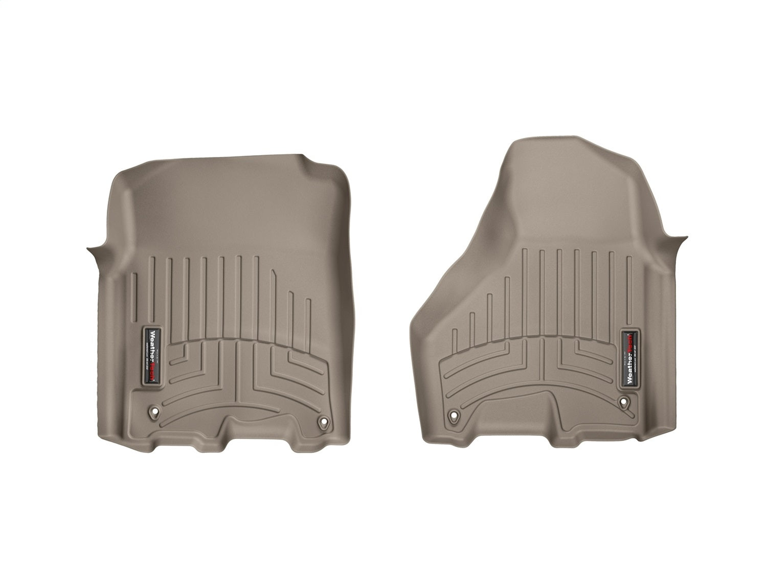 Weathertech - FloorLiner™ DigitalFit® Tan Front & Rear Set 12-18 Ram 2500 / 12-18 Ram 3500 - 454781-450123