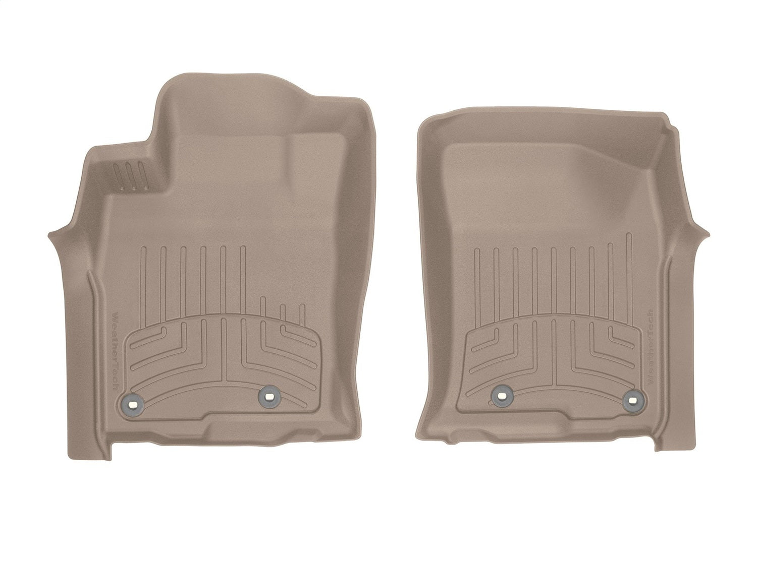 Weathertech - FloorLiner™ HP Tan Front & Rear Set 14-23 Lexus GX / 13-24 Toyota 4Runner - 454931IM-452862