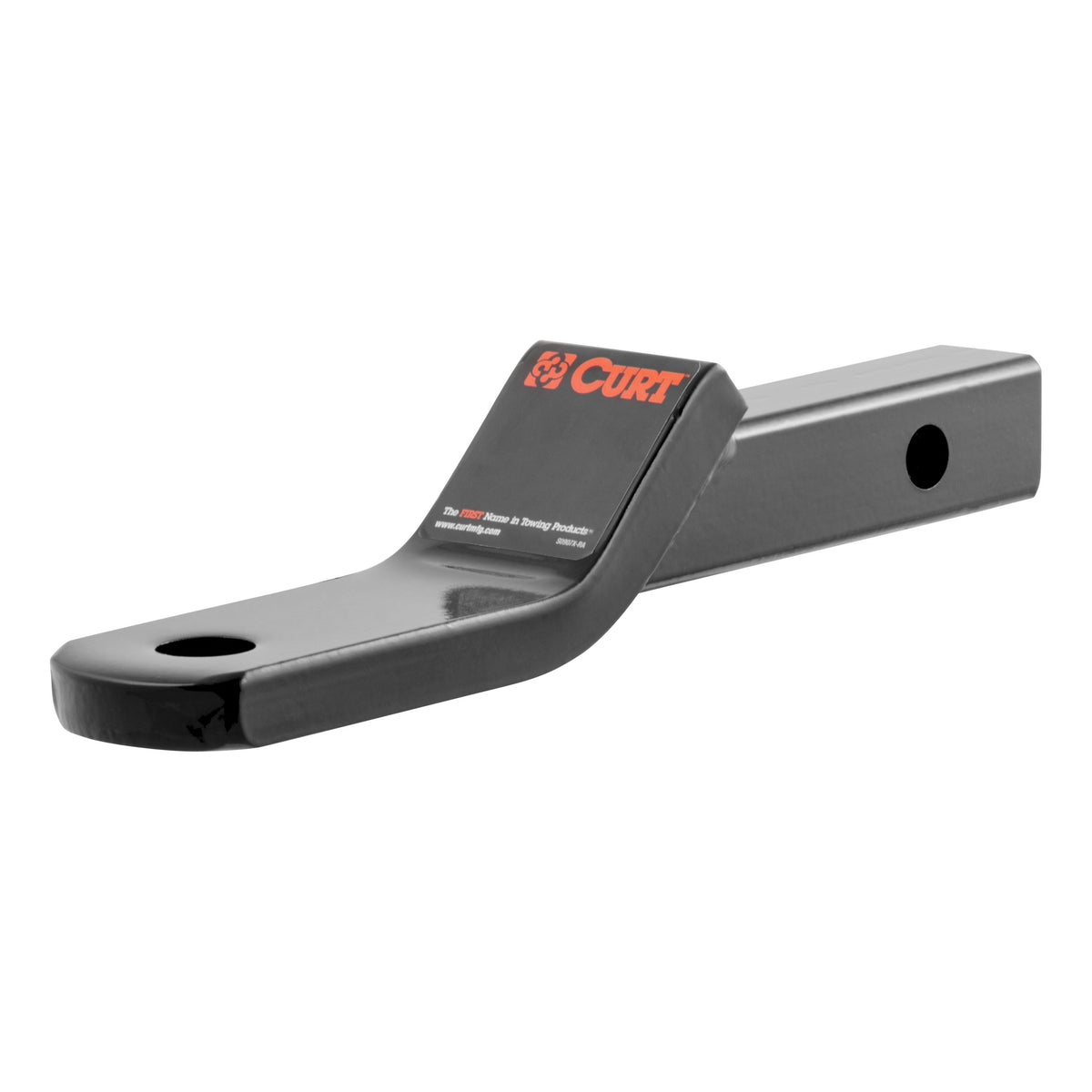 CURT 45503 Class 2 Trailer Hitch Ball Mount, Fits 1-1/4-Inch Receiver, 3,500 lbs, 3/4-Inch Hole, 1-Inch Drop, 3/8-Inch Rise