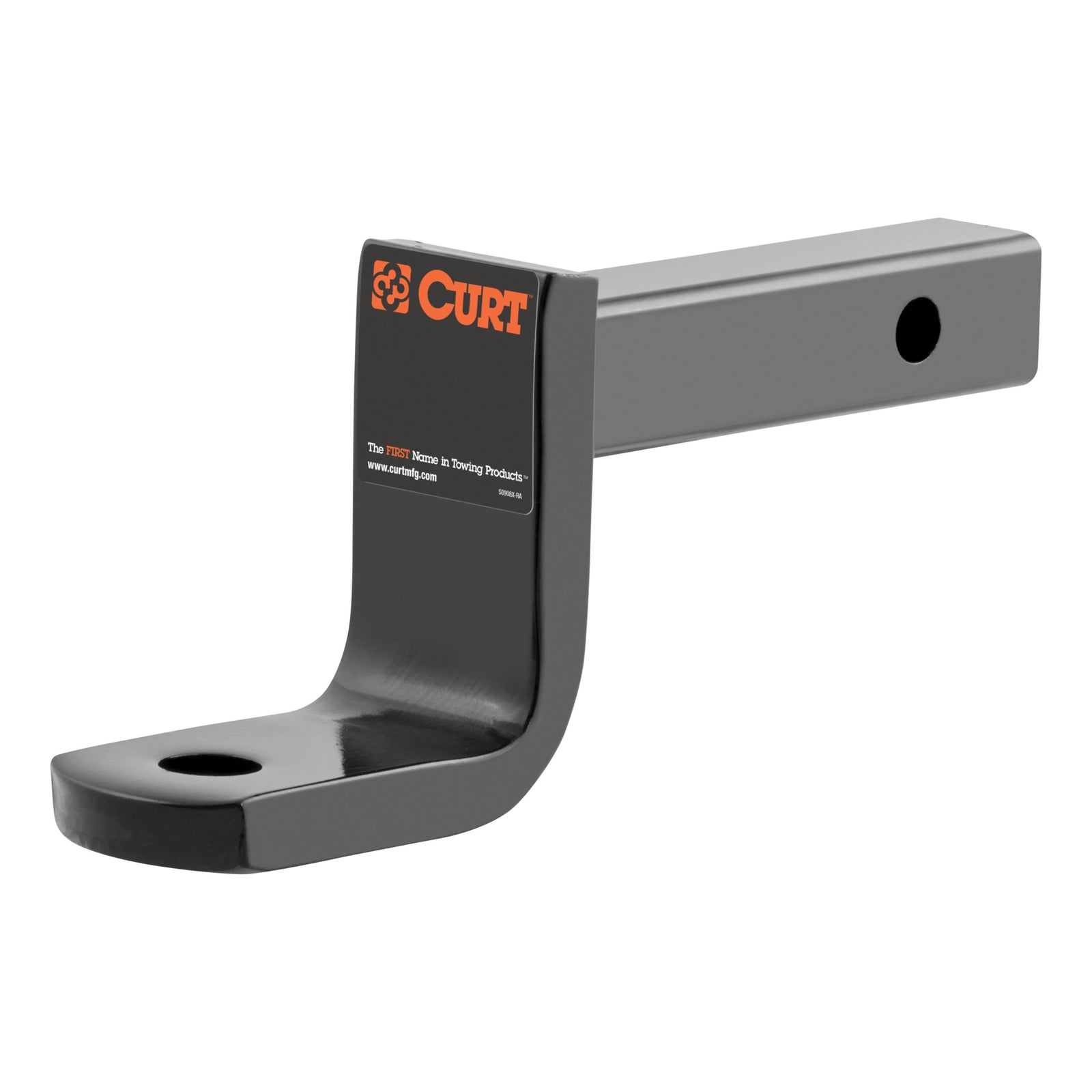 CURT 45521 Class 2 Trailer Hitch Ball Mount, Fits 1-1/4-Inch Receiver, 3,500 lbs, 3/4-Inch Hole, 3-1/4-Inch Drop, 2-5/8-Inch Rise