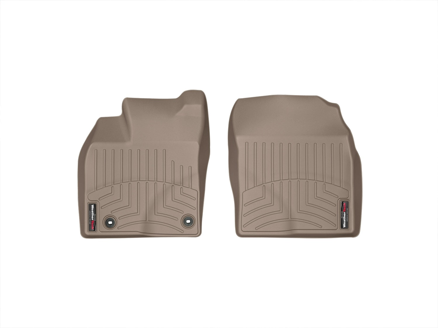 Weathertech - FloorLiner™ DigitalFit® Tan Front & Rear Set 12-15 Toyota Prius - 455251-452562