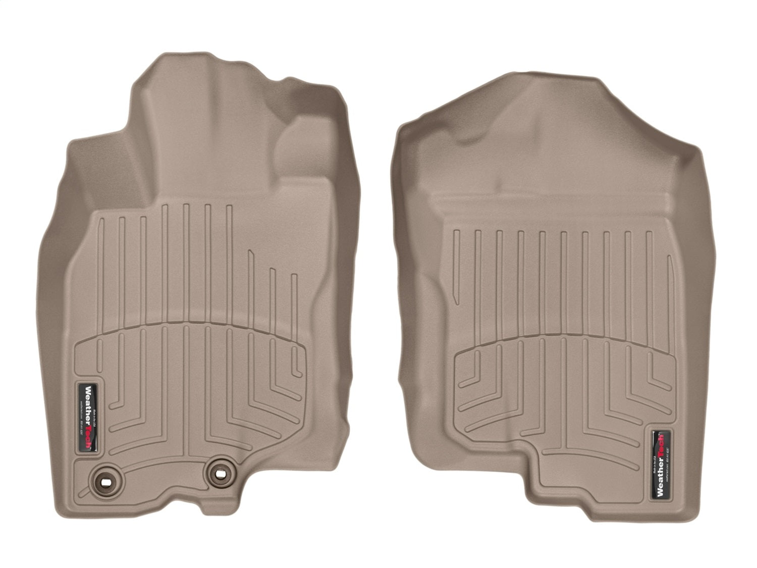 Weathertech - FloorLiner™ DigitalFit® Tan Front & Rear Set 10-14 Honda Insight - 455671-452412