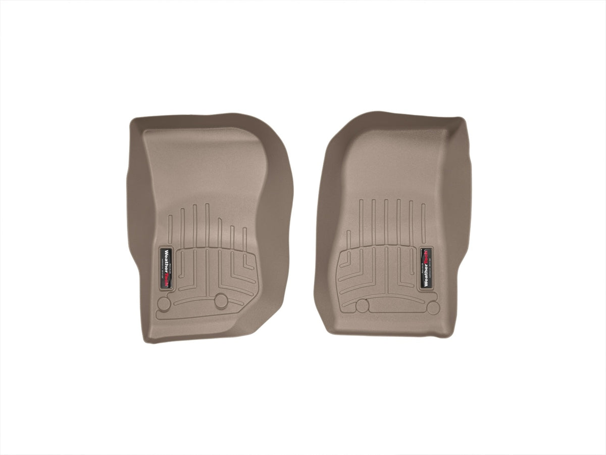 Weathertech - FloorLiner™ DigitalFit® Tan Front & Rear Set 14-18 Jeep Wrangler - 45573-1-2IM