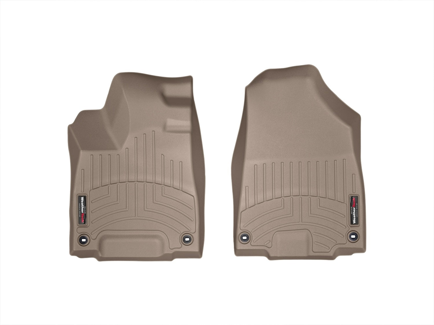 Weathertech - FloorLiner™ DigitalFit® Tan Front & Rear Set 14-20 Acura MDX - 45576-1-2