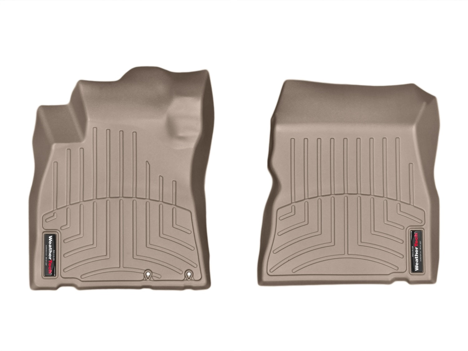 Weathertech - FloorLiner™ DigitalFit® Tan Front & Rear Set 12-19 Nissan Versa - 455771-454112