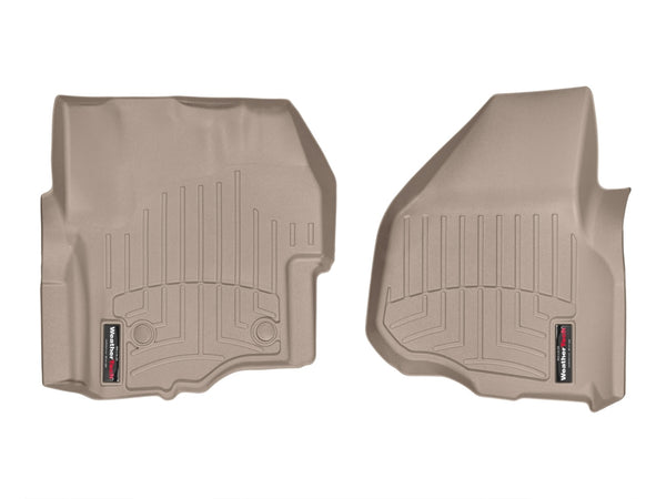 Weathertech - FloorLiner™ DigitalFit® - Tan Front 11-16 Ford F-250 / 11-16 Ford F-350 / 12-16 Ford F-450-Super-Duty - 45