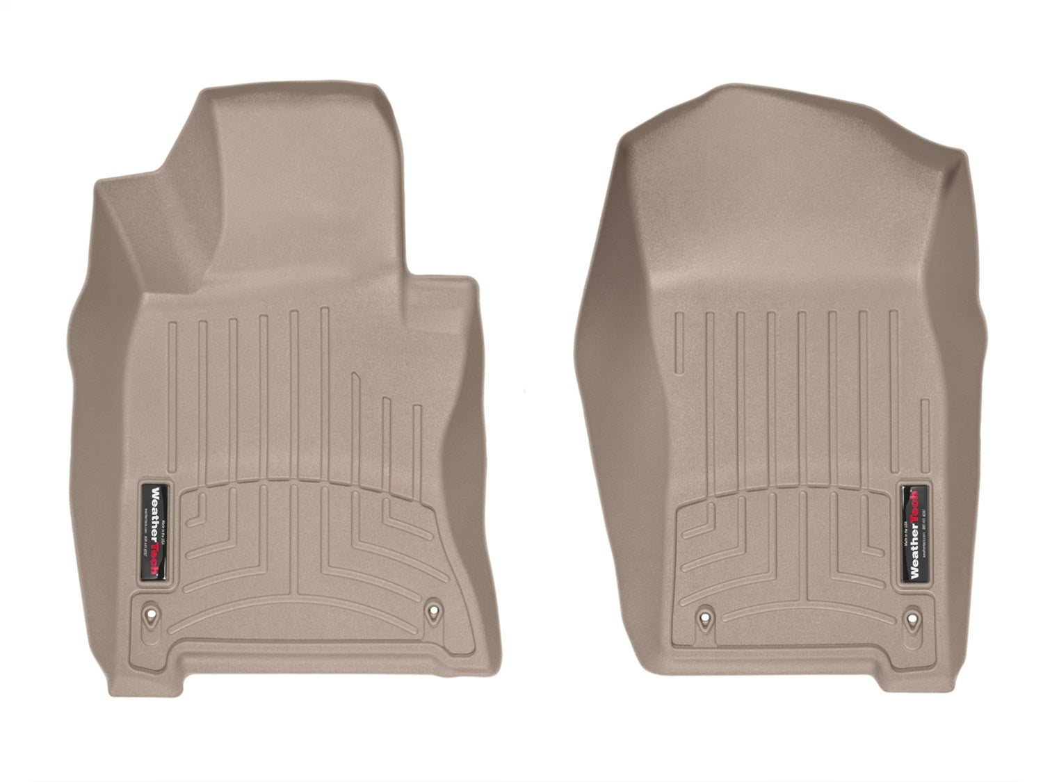 Weathertech - FloorLiner™ DigitalFit® Tan Front & Rear Set - 45586-1-2