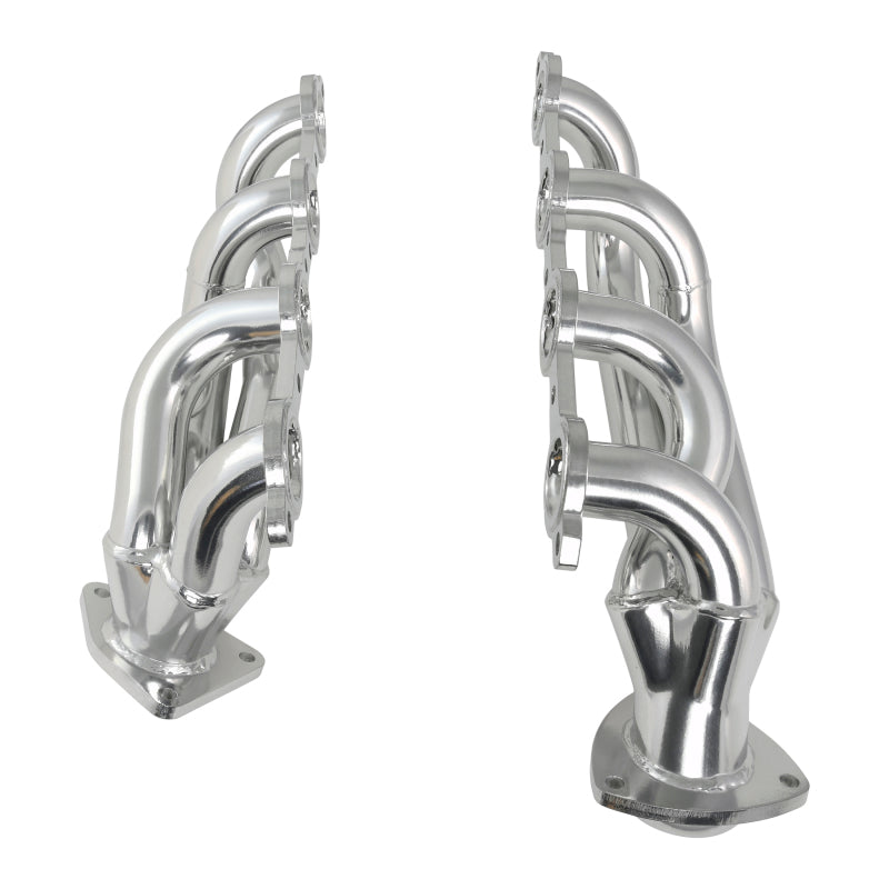 JBA 02-13 GM Truck 4.8L/5.3L LS Silver Ctd Cat4Ward Header - 1850S-2JS