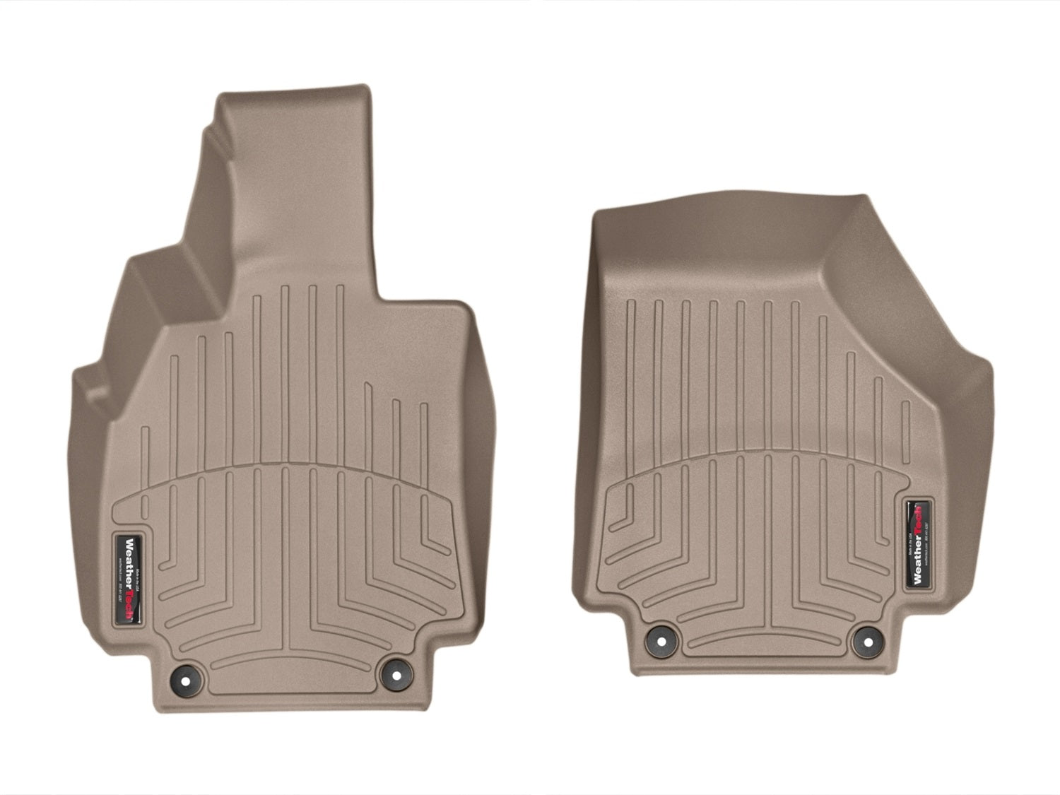 Weathertech - FloorLiner™ DigitalFit® - Tan Front 08-15 Audi R8 - 456281