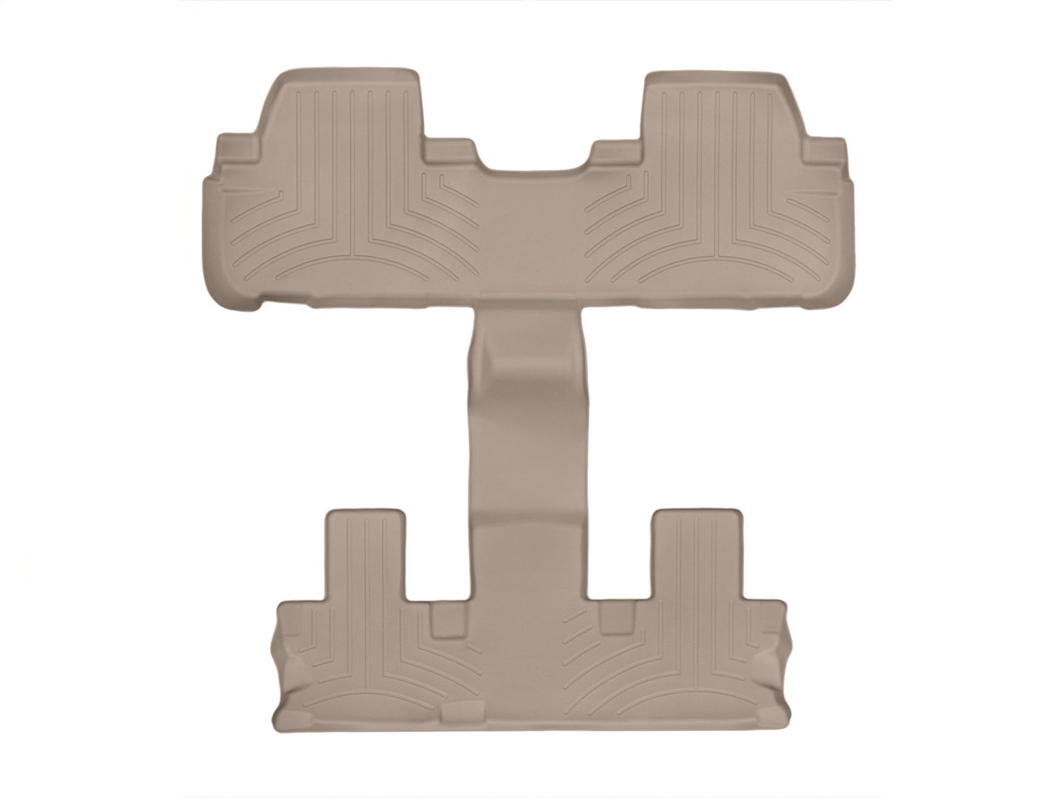 Weathertech - FloorLiner™ DigitalFit® - Tan Rear and Third Row 14-19 Toyota Highlander - 456324