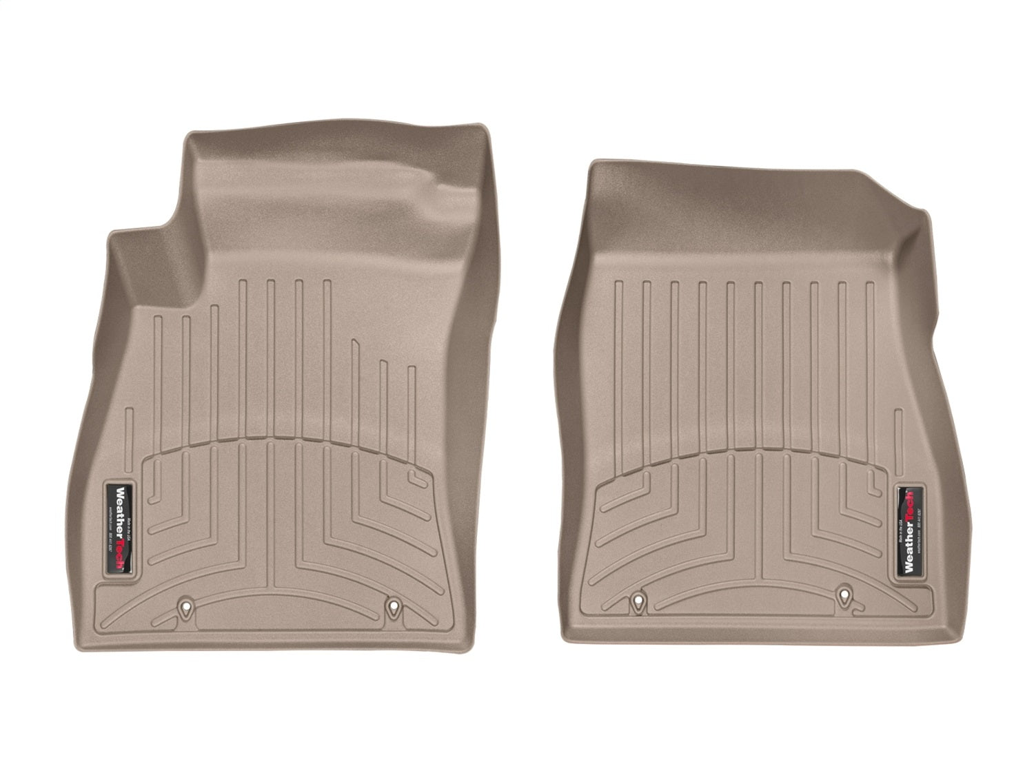 Weathertech - FloorLiner™ DigitalFit® Tan Front & Rear Set 14-19 Nissan Sentra - 456681-454912