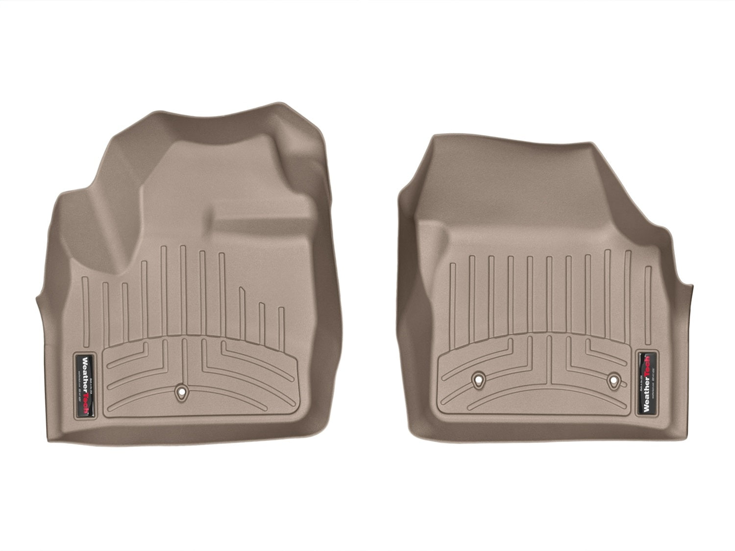 Weathertech - FloorLiner™ DigitalFit® Tan Front & Rear Set 08-12 Land Rover LR2 - 456691-455632