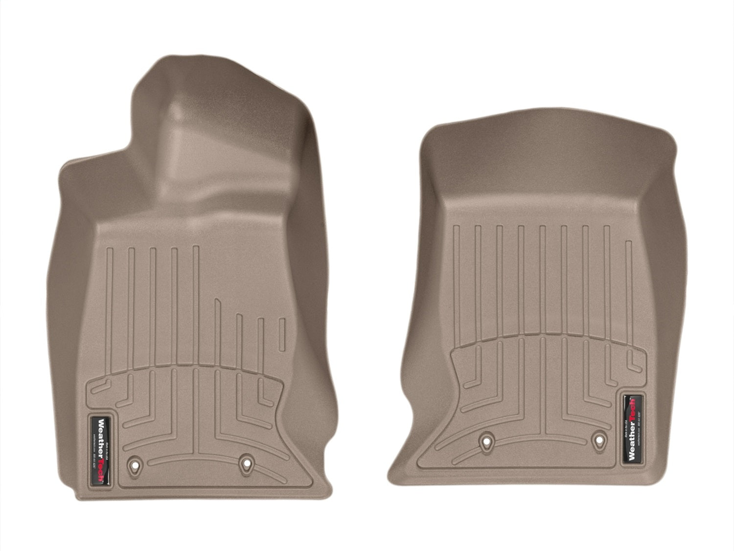 Weathertech - FloorLiner™ DigitalFit® - Tan Front 14-15 Jaguar F-Type / 07-15 Jaguar XK - 456741