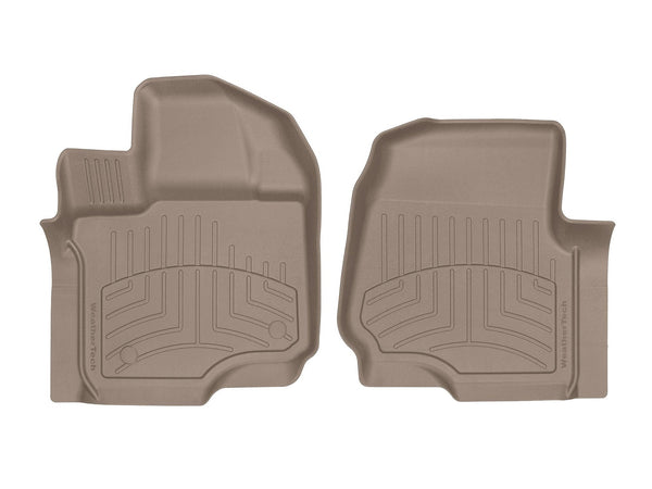 Weathertech - FloorLiner™ HP Tan Front & Rear Set 21-25 Ford F-150 / 22-23 Ford F-150-Lightning - 456971IM-456976