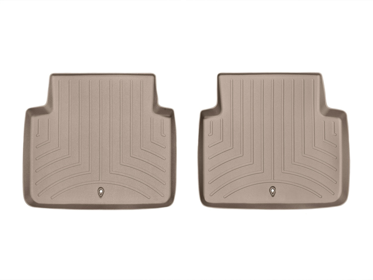 Weathertech - FloorLiner™ DigitalFit® - Tan Rear 17-20 Genesis G80 / 15-16 Hyundai Genesis - 457002