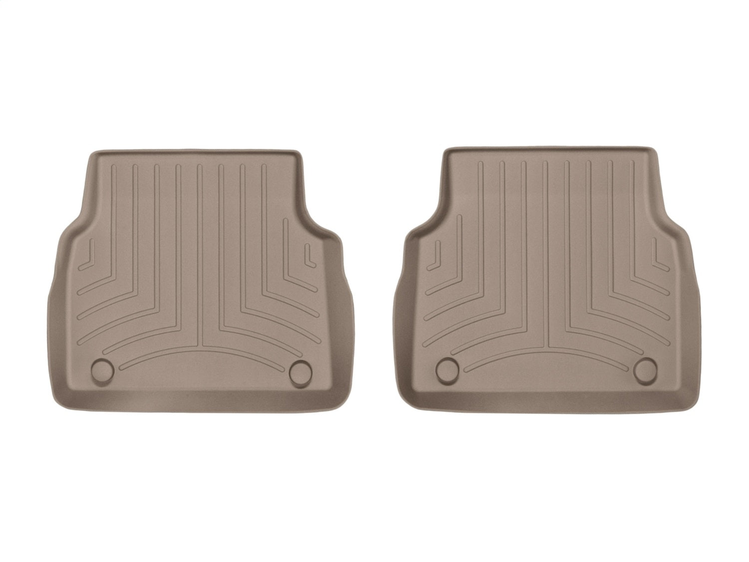 Weathertech - FloorLiner™ DigitalFit® - Tan Rear 11-16 Audi A8 / 13-16 Audi S8 - 457202