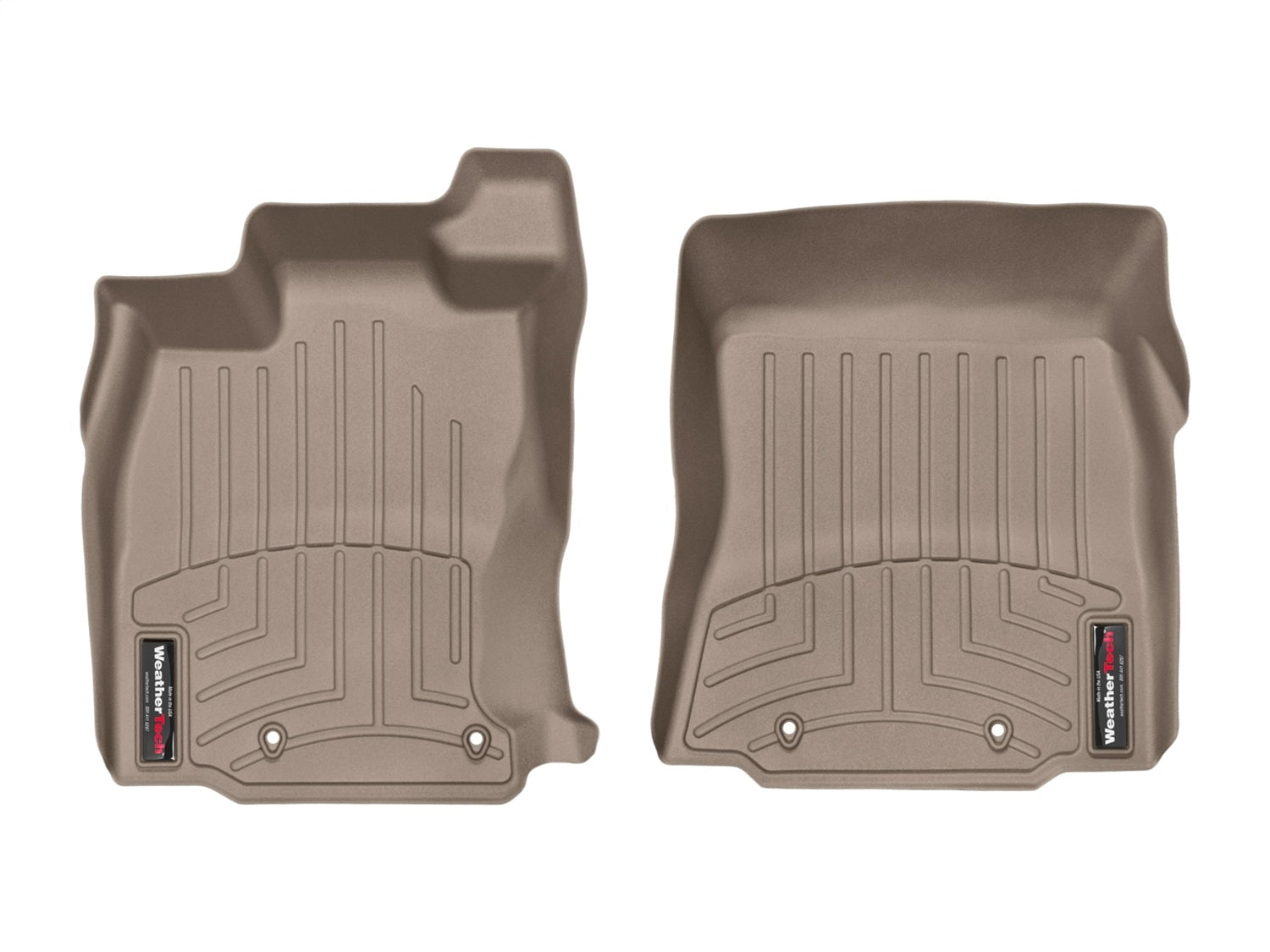 Weathertech - FloorLiner™ DigitalFit® Tan Front & Rear Set 13-19 Jaguar XJ - 457541-454474