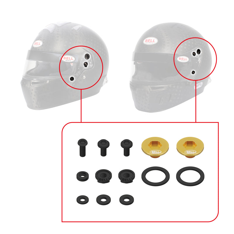 Bell SV (SE07/SE077/SE06) Pivot Kit - Pink - 2020078
