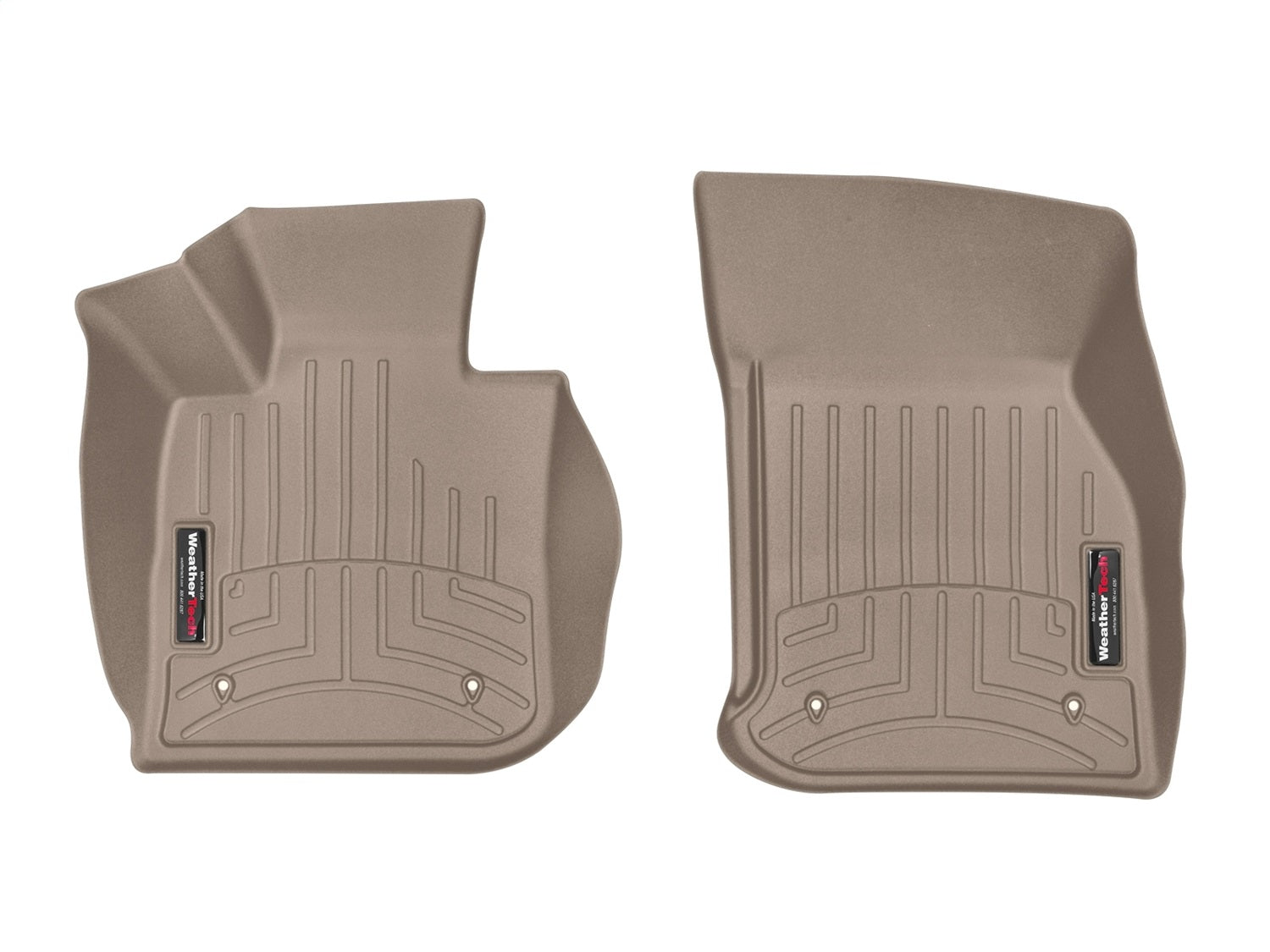 Weathertech - FloorLiner™ DigitalFit® Tan Front & Rear Set 22-24 Mini Cooper - 45791-1-2