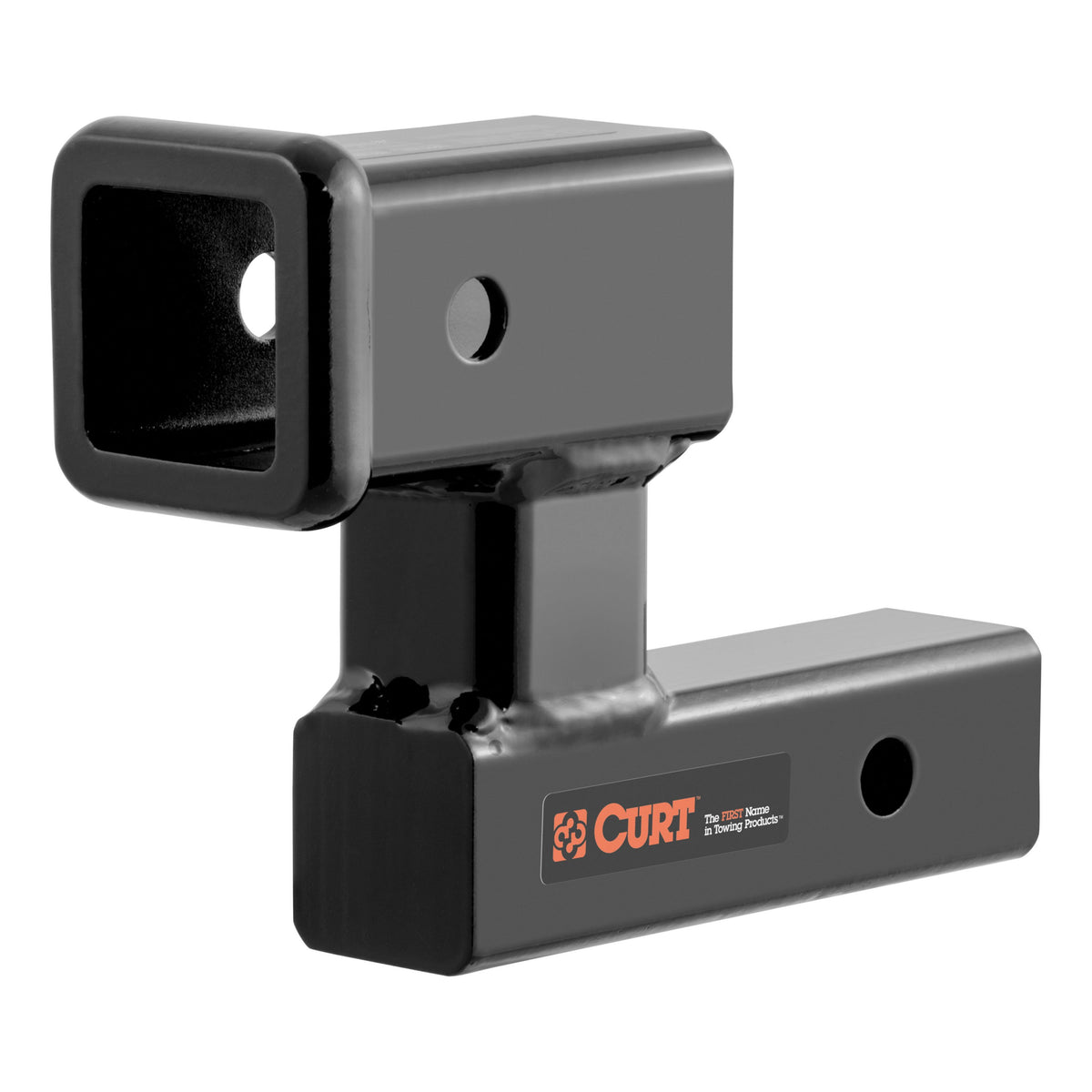 CURT 45794 Raised Trailer Hitch Extender, Fits 2-Inch Receiver, Extends 5-1/4", 4-1/4-In Rise