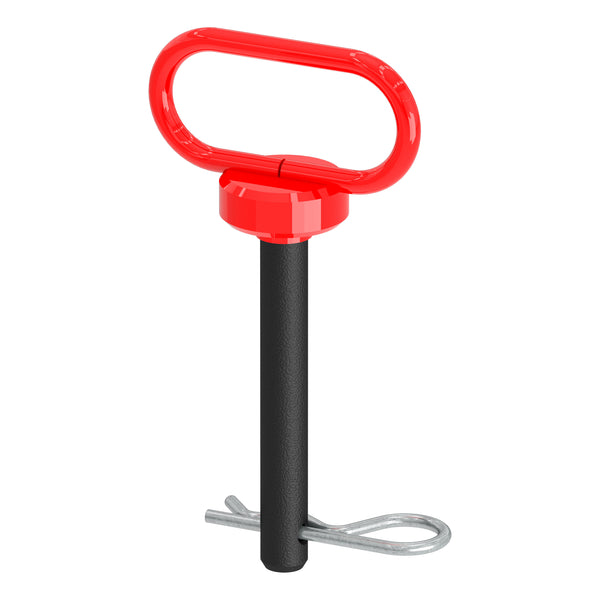 CURT 45804 5/8 x 4-Inch Clevis Pin Hitch with Rubber-Coated Handle and Clip