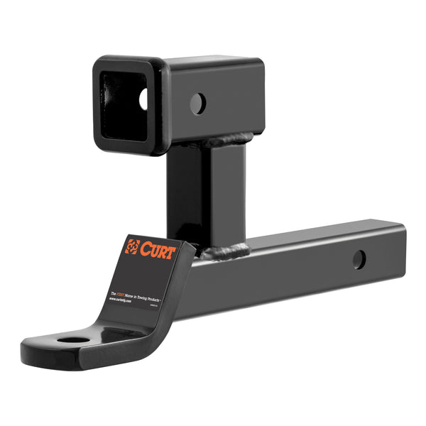 CURT 45810 Trailer Hitch Ball Mount, 2-Inch Receivers, 7,500 lbs, 1-Inch Hole, 2-In Drop