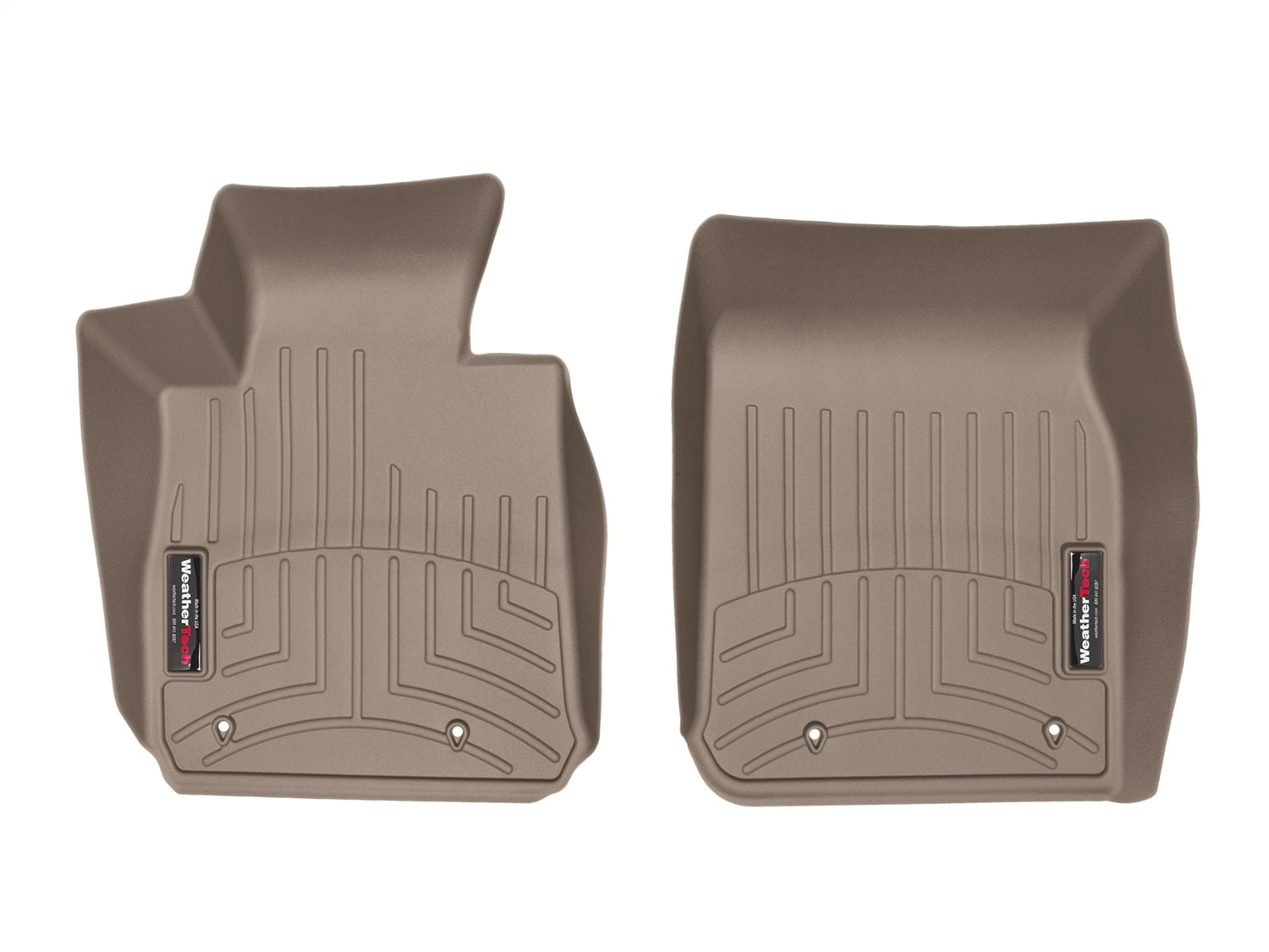 Weathertech - FloorLiner™ DigitalFit® - Tan Front 15-21 BMW 2-Series / 16-21 BMW M2 - 458231