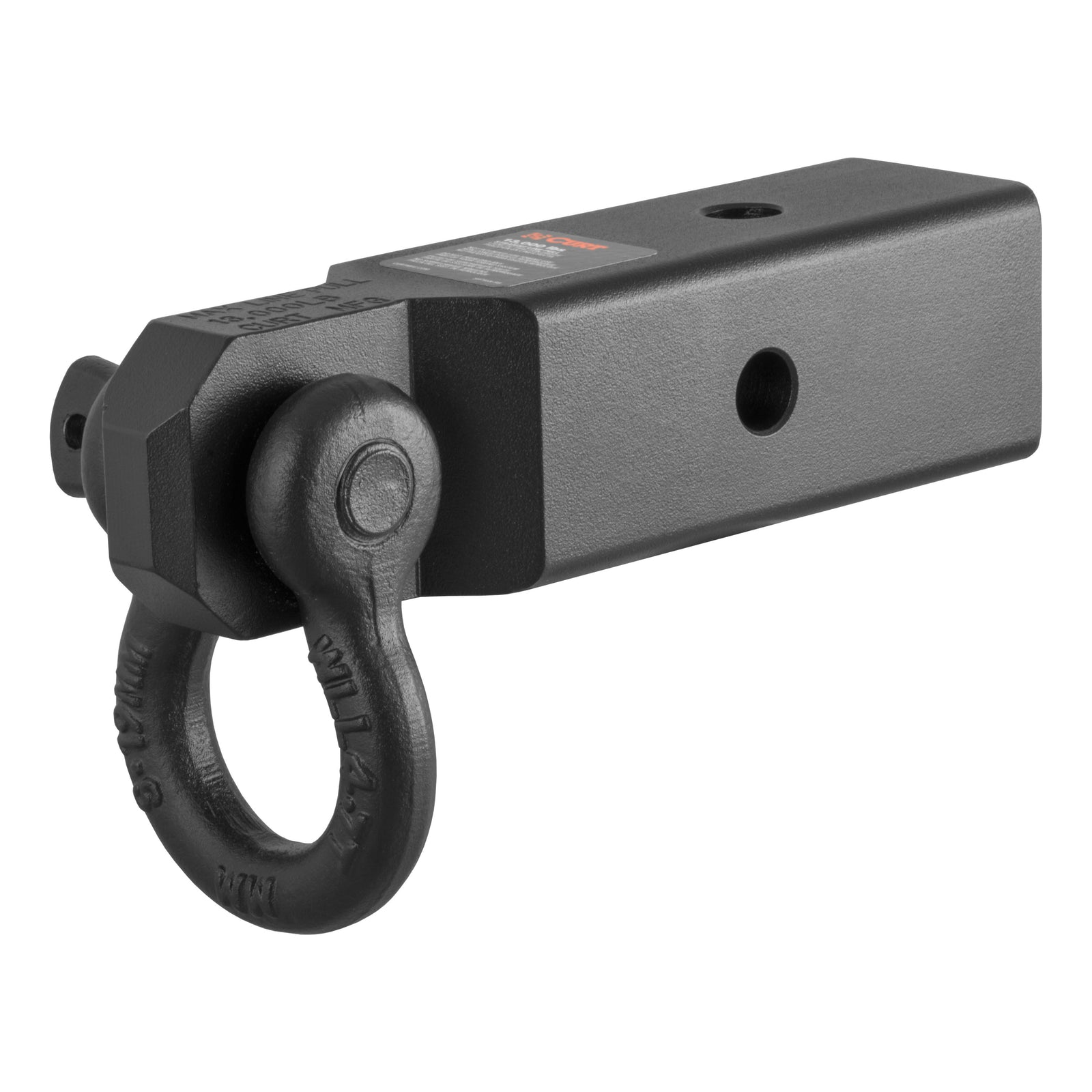 CURT 45831 D-Ring Shackle Mount Trailer Hitch, Fits 2-1/2-Inch Receiver, 13,000 lbs