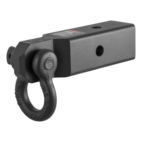 CURT 45831 D-Ring Shackle Mount Trailer Hitch, Fits 2-1/2-Inch Receiver, 13,000 lbs