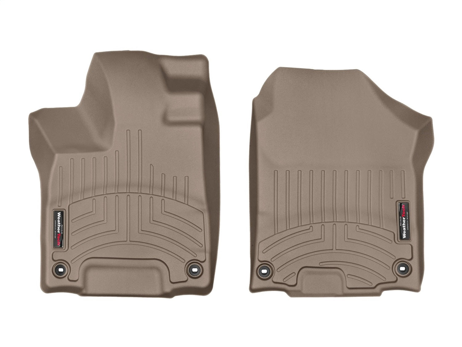 Weathertech - FloorLiner™ DigitalFit® Tan Front, Rear & Third Row Set 16-22 Honda Pilot - 45839-1-5-4