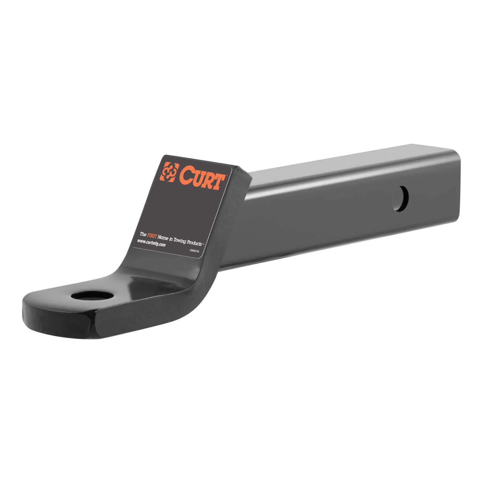 CURT 45840 Class 3 Trailer Hitch Ball Mount, Imported, Fits 2-Inch Receiver, 7,500 lbs, 1-Inch Hole, 2-In Drop, 3/4-Inch Rise