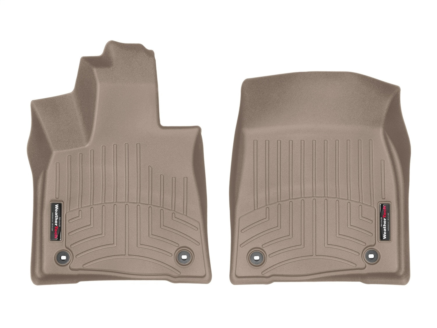 Weathertech - FloorLiner™ DigitalFit® Tan Front & Rear Set 18-22 Lexus RX - 45886-1-2-3