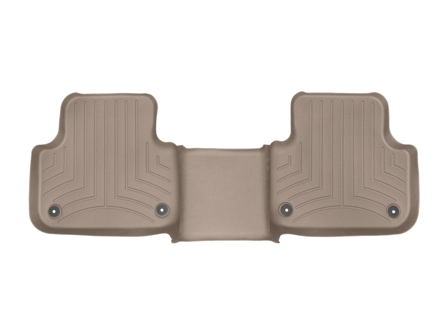 Weathertech - FloorLiner™ DigitalFit® - Tan Rear 17-21 Audi Q7 / 19-22 Audi Q8 / 20-22 Audi SQ8 - 458872