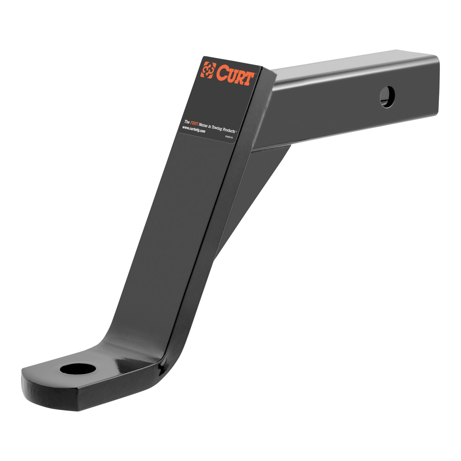 CURT 45890 Class 3 Trailer Hitch Ball Mount, Imported, Fits 2-Inch Receiver, 5,000 lbs, 1-Inch Hole, 8-Inch Drop