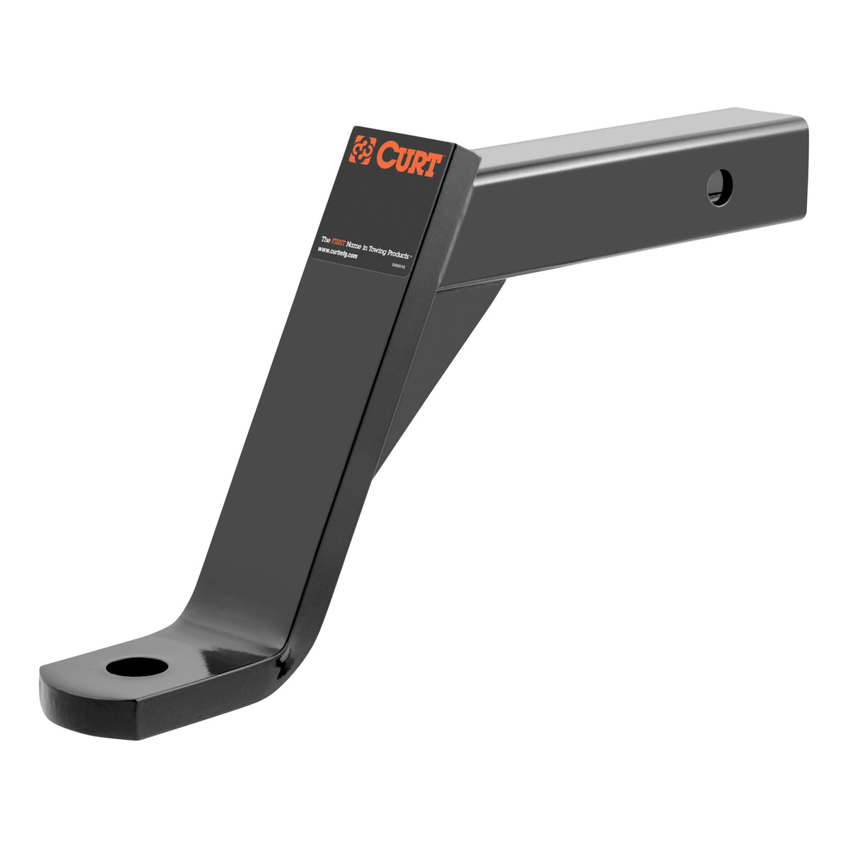 CURT 45891 Class 3 Trailer Hitch Ball Mount, Imported, Fits 2-Inch Receiver, 5,000 lbs, 1-Inch Hole, 8-Inch Drop