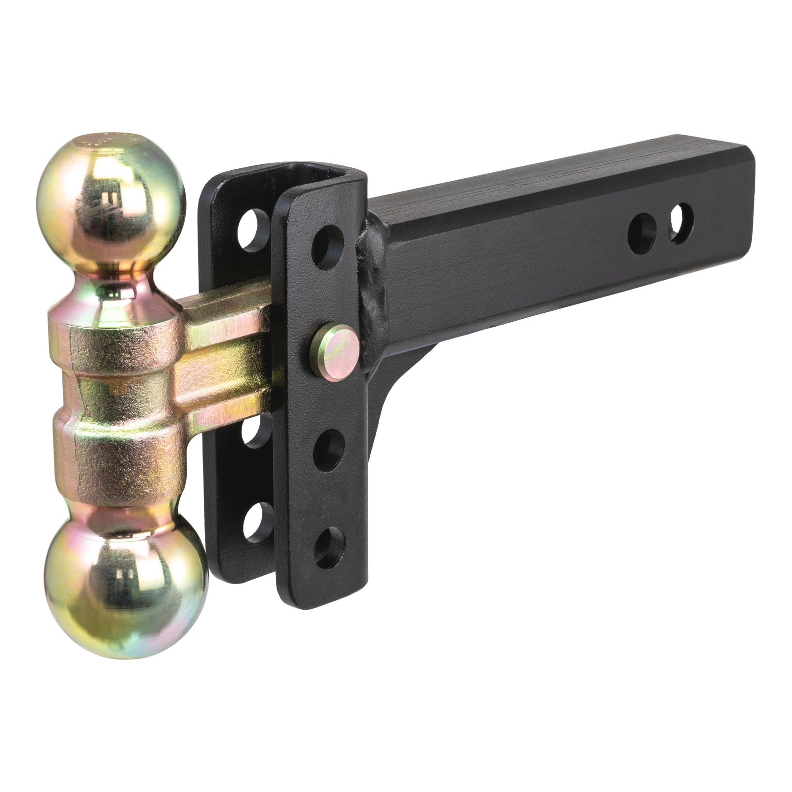 CURT 45903 Slim Adjustable Trailer Hitch Ball Mount, Fits 2-Inch Receiver, 3-3/4-In Drop, 2 or 2-5/16-Inch Balls, 10,000 Pounds