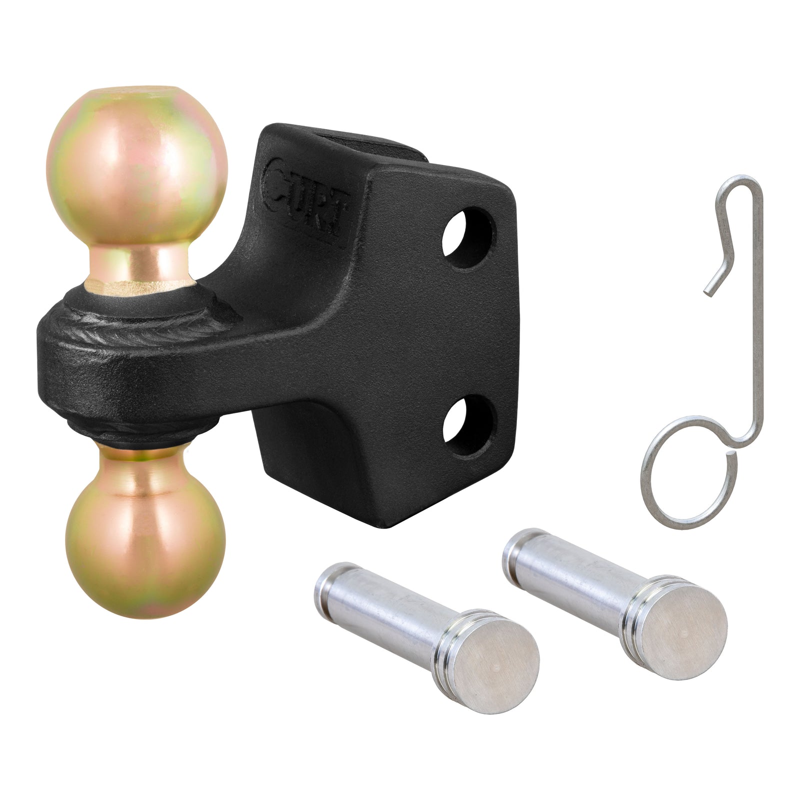 CURT 45934 HD Dual Ball Attachment for Weight Distribution Shank, 2 and 2-5/16-Inch, Up to 20,000 lbs