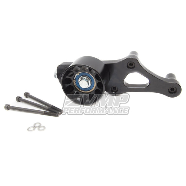VMP Adjustable Aux Idler for '07-'14 GT500 - Black Anodized - VMP-SUT004 by VMP - front view