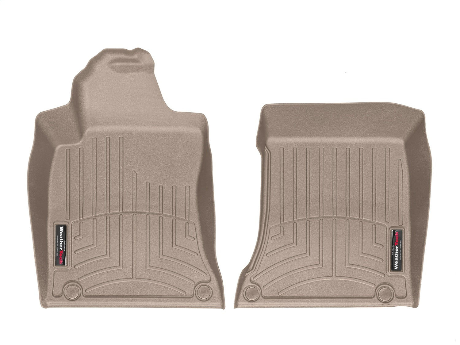Weathertech - FloorLiner™ DigitalFit® Tan Front & Rear Set - 45974-1-2