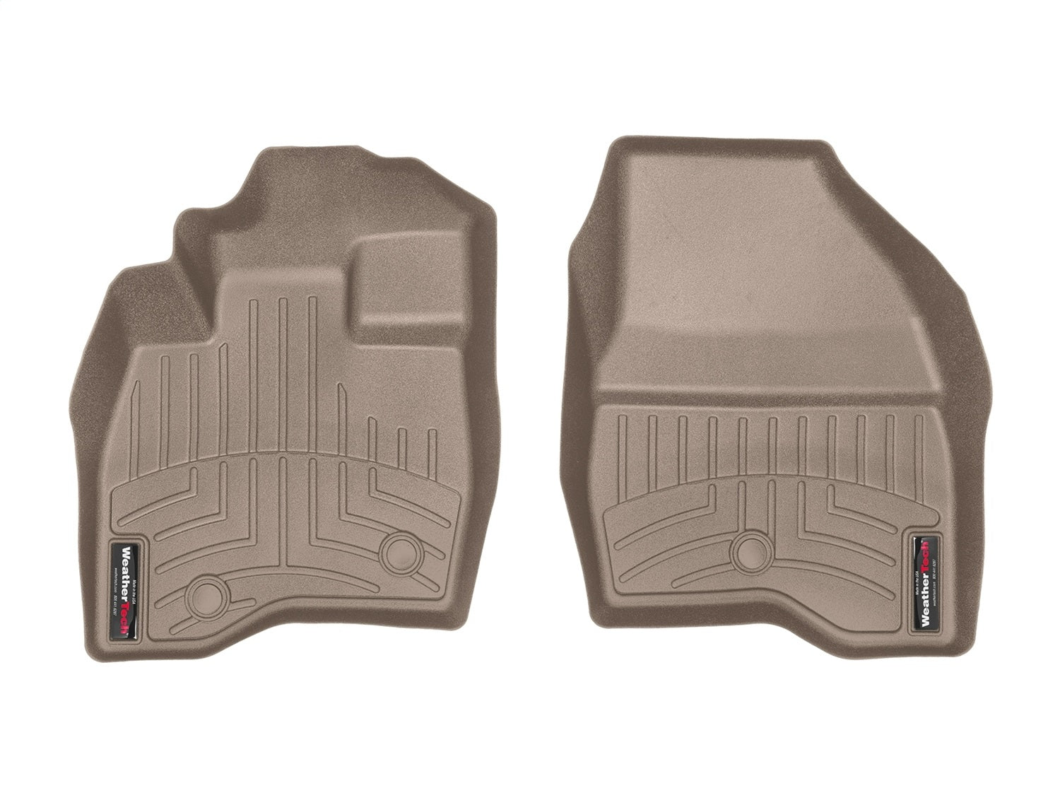 Weathertech - FloorLiner™ DigitalFit® Tan Front & Rear Set 17-19 Ford Explorer - 459811-453592