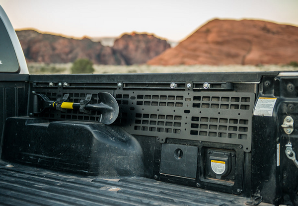 Cali Raised 05-23 Toyota Tacoma Bed Molle System For Bakflip Cover Only - Rear Panel Both Sides - CR3104 - front view