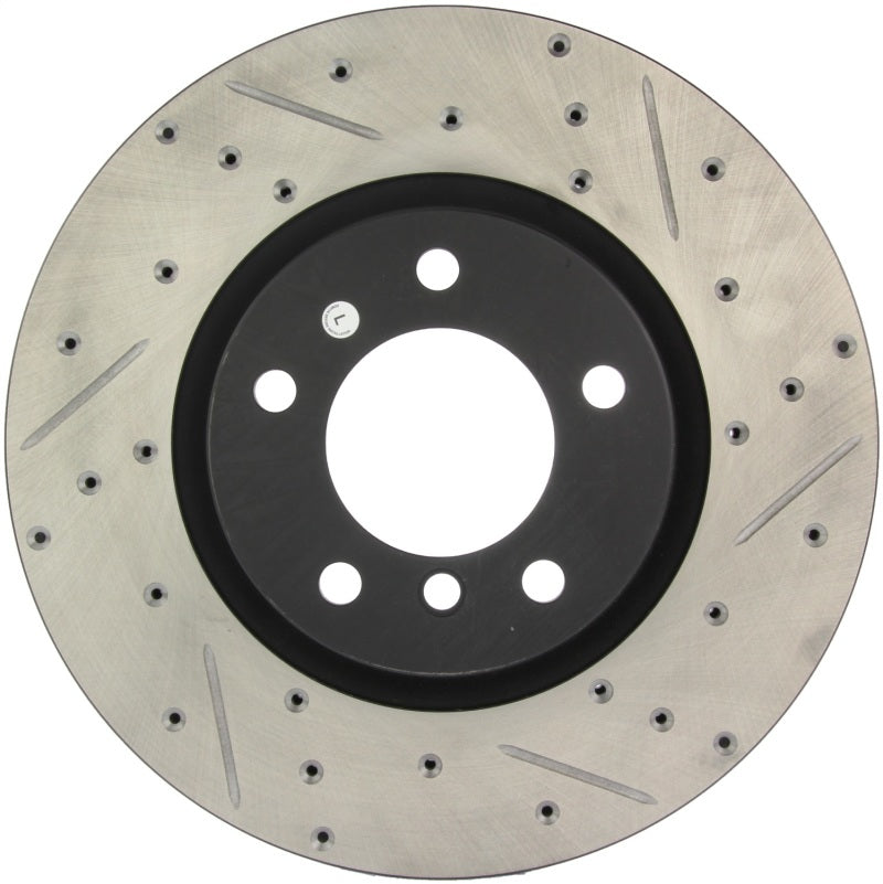 StopTech Slotted &amp; Drilled Sport Brake Rotor - 127.34038L
