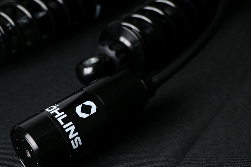 Ohlins 14-26 Harley FL Touring STX 36 Twin Blackline 12in Blk Reservoir Shocks - Heavy Duty Springs - HD 050S2