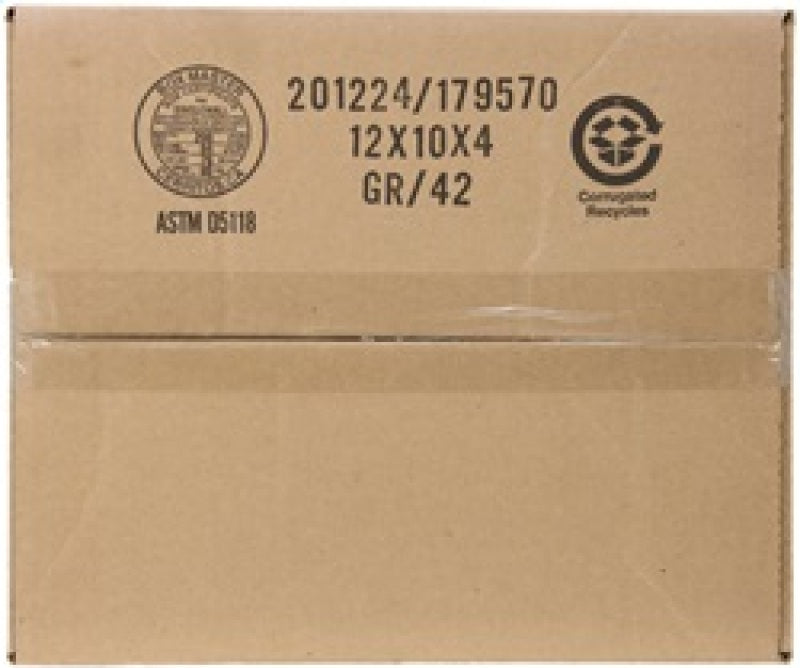 K&amp;N Universal Plenum 11.89in L x 9in Dia x 4.75in H - Black - 85-1060