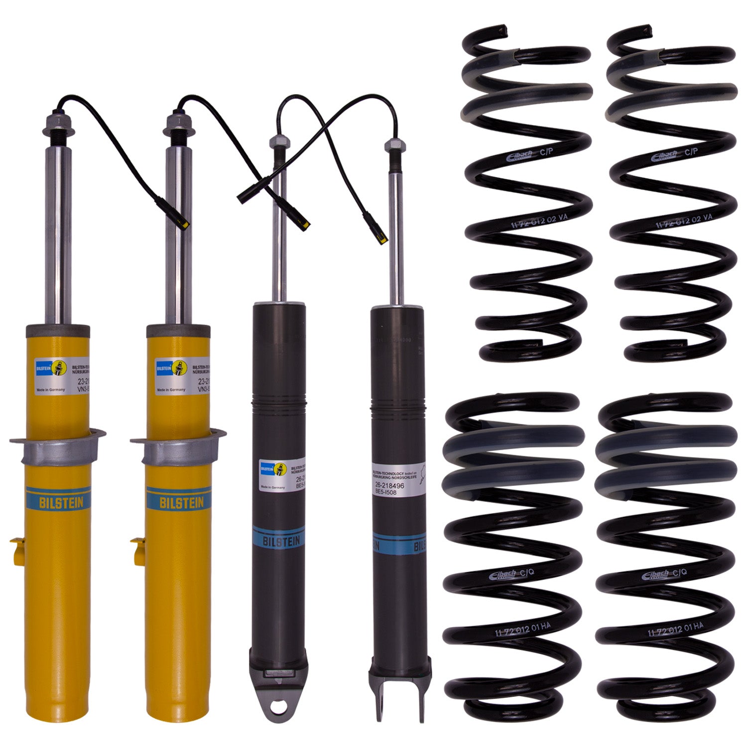 Bilstein 13-17 Porsche 911 Carrera 3.4L/3.8L Front and Rear B12 Pro-Kit Suspension Kit - 46-258908