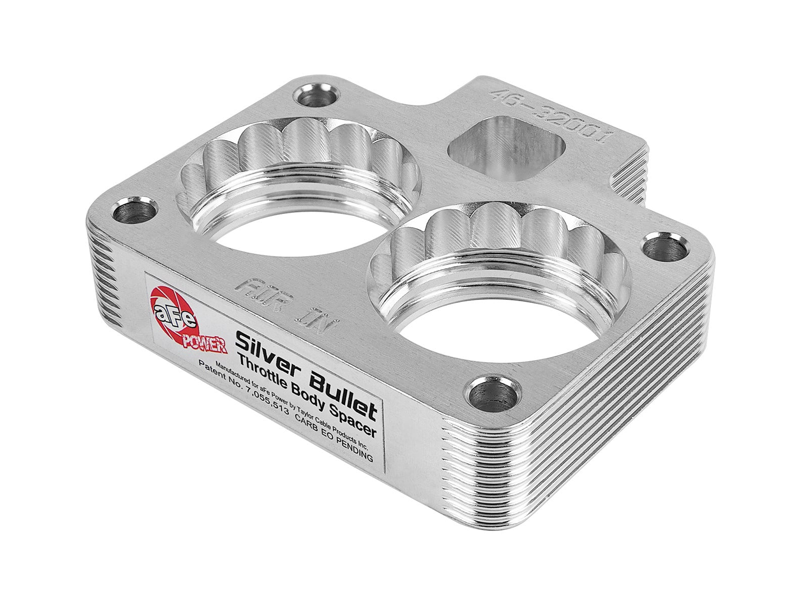 aFe Silver Bullet Throttle Body Spacers TBS Dodge Trucks 94-01 V8-5.2/5.9L - 46-32001