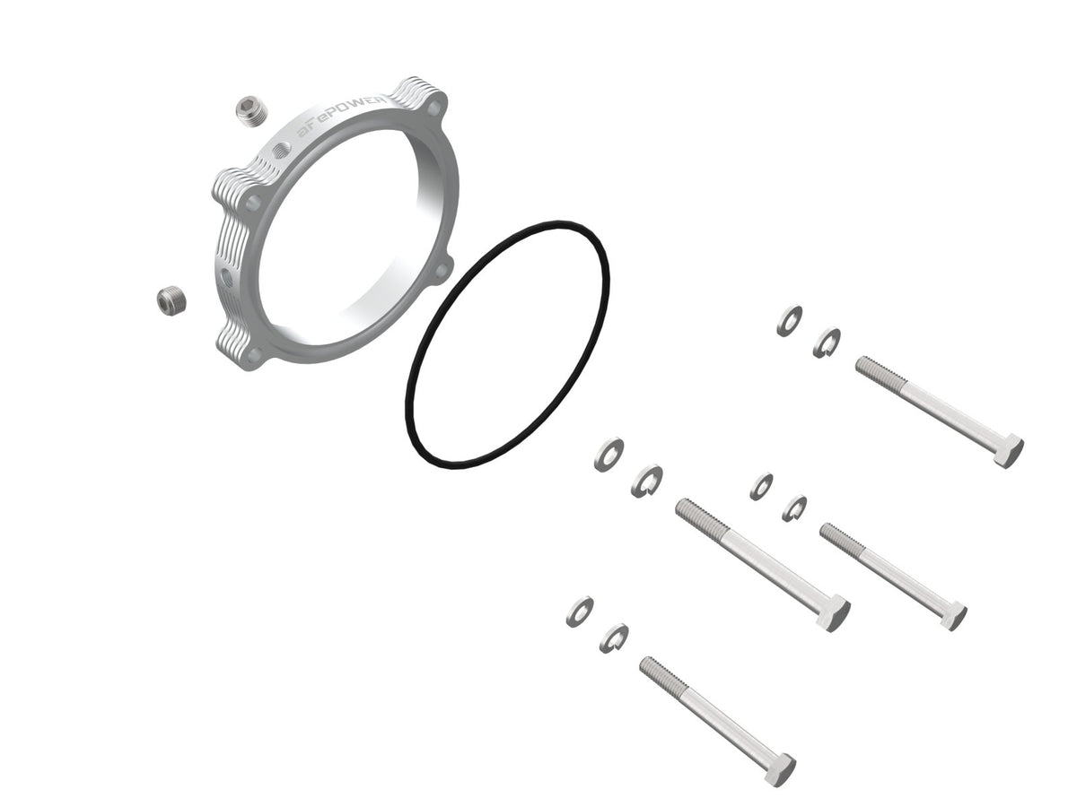 aFe Silver Bullet Throttle Body Spacers TBS Ram 1500 TRX 2021 V8-6.2L - 46-32011