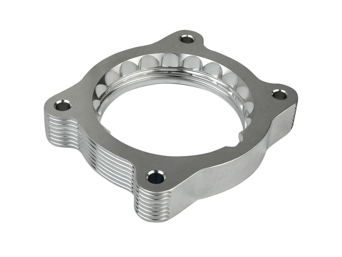 aFe 02-09 Chevrolet Trailblazer/ 02-09 GMC Envoy L6 4.2L Silver Bullet Throttle Body Spacer - Silver - 46-34022