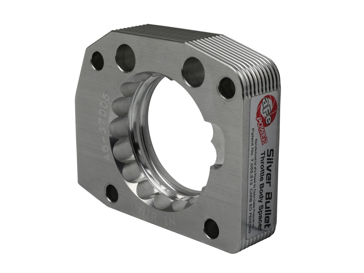 aFe 00-03 Honda S2000 L4 2.0L Silver Bullet Throttle Body Spacer - Silver - 46-37005